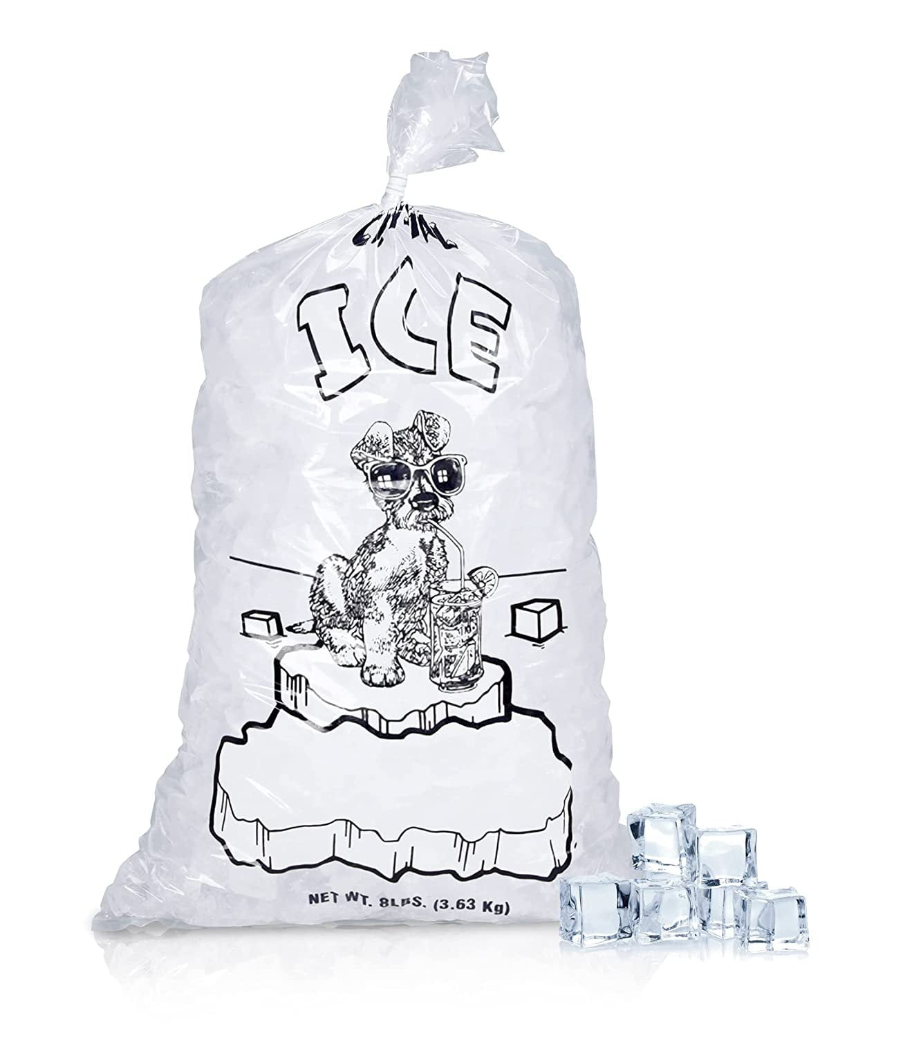 Wholesale Ice Bags with Twist Ties  Plastic Bag Partners