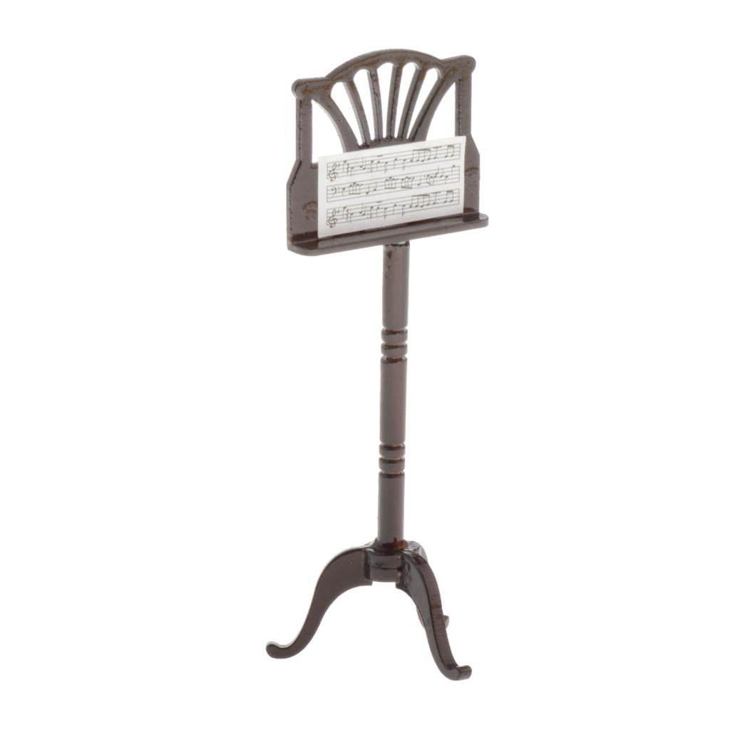 Music Stand Holder Musical Instrument For 1/6 Doll House Ornaments -  Walmart.com