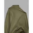 thumbnail image 6 of Petite Womens Army Green Solid Square Neck Ruched Flared Maxi Dress For Spring Summer, 6 of 6