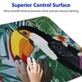 thumbnail image 3 of Heduofu Tropical Parrot Birds Wth Jungle Flowers Desk Mat Full Print Large Mouse Pad Extended Office Desk Pad with Stitched Edges  31.5x11.8 in, 3 of 6