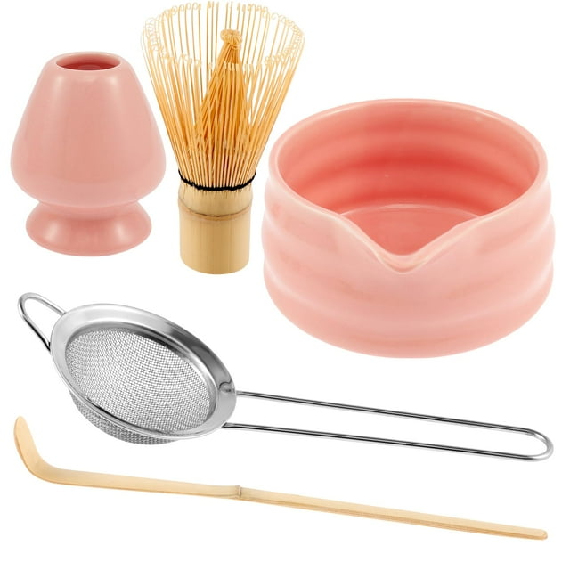 Premium Japanese Matcha Ceramic Set - 600ml Bowl with Bamboo Whisk, Scoop & Stand for Authentic Tea Ceremony Experience