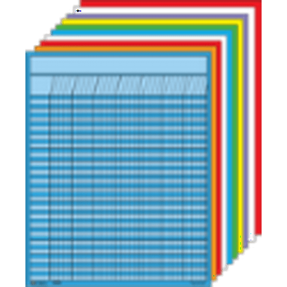 SHAPES ETC. Vertical Chart  - Set of 10