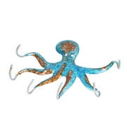 Cast Iron Octopus Wall Hook, Octopus Wall Hook Multi Purpose Metal Hooks  For Bathroom For Bedroom For Balcony For Kitchen