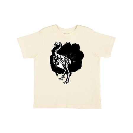 

Inktastic Thanksgiving Turkey Skeleton Tom Gift Toddler Boy or Toddler Girl T-Shirt