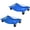 Blue, variant on Luku Car Wheel Dolly Set of 4 - Heavy Duty 5000 lbs Capacity Vehicle Rollers with 3.5-inch Steel Wheels, Green