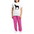 thumbnail image 4 of CafePress - Irish Wolfhound Women's Light Pajamas - Women's Short Sleeve Print T-Shirt and Pants Light Cotton Pajama Set, 4 of 7