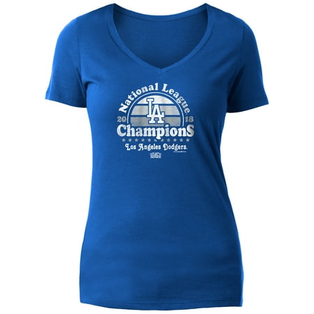 Los Angeles Dodgers New Era Women's 2018 National League Champions Baby Jersey T-Shirt -