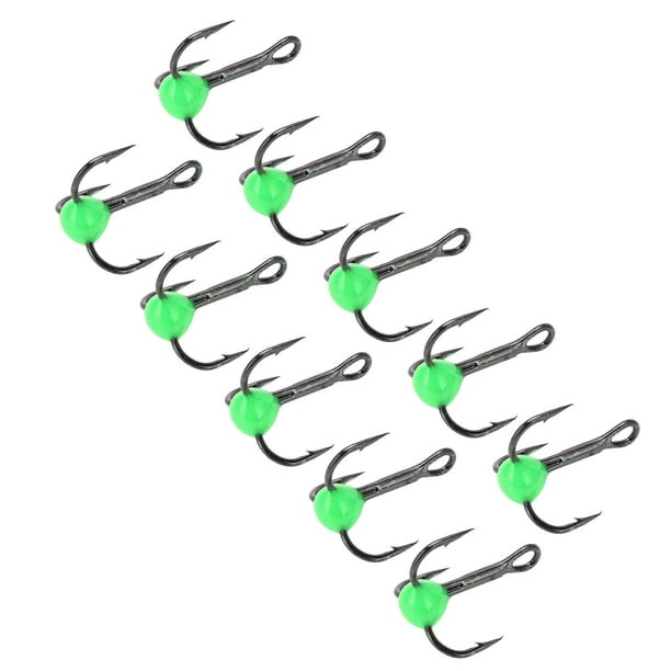 Treble Fishing Hooks, Treble Hooks High Carbon Steel For Bass Orange And  Yellow,Red,Yellow,Blue,Green 