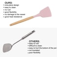 thumbnail image 7 of Unique Bargains Silicone Spatula 4 Pack Heat Resistant Non Stick Turner Pink, 7 of 7