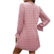 thumbnail image 3 of Vestido de bola de pelo de manga larga para primavera y otoño de princesa de color sólido para mujer Pompotops hdfakjf2883, 3 of 5