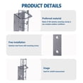 thumbnail image 3 of 5" Capacity Rain Gauge Garden Rain Water Gauge with Wall Hanging/Ground Insert Rack Holder for Yards, Lawns, Pathway, Patio, 3 of 5