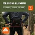 thumbnail image 3 of Ozark Trail 7 L Waist pack, Black, on Waist, Adult, 3 of 13