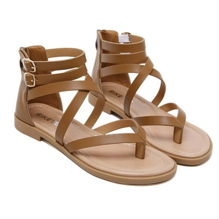 

Cglfd Summer Ladies Casual Roman Flat Sandals