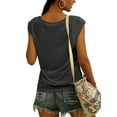 thumbnail image 2 of Sherrylily Women Cap Sleeve T-Shirt Casual Loose Fit Tank Tops S-2XL(US 4-22), 2 of 3