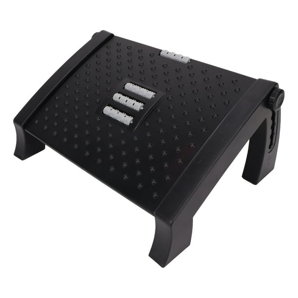 Reposapiés ergonómico de altura ajustable de 6 pulgadas para masajes debajo del escritorio para una oficina resistente en el hogar