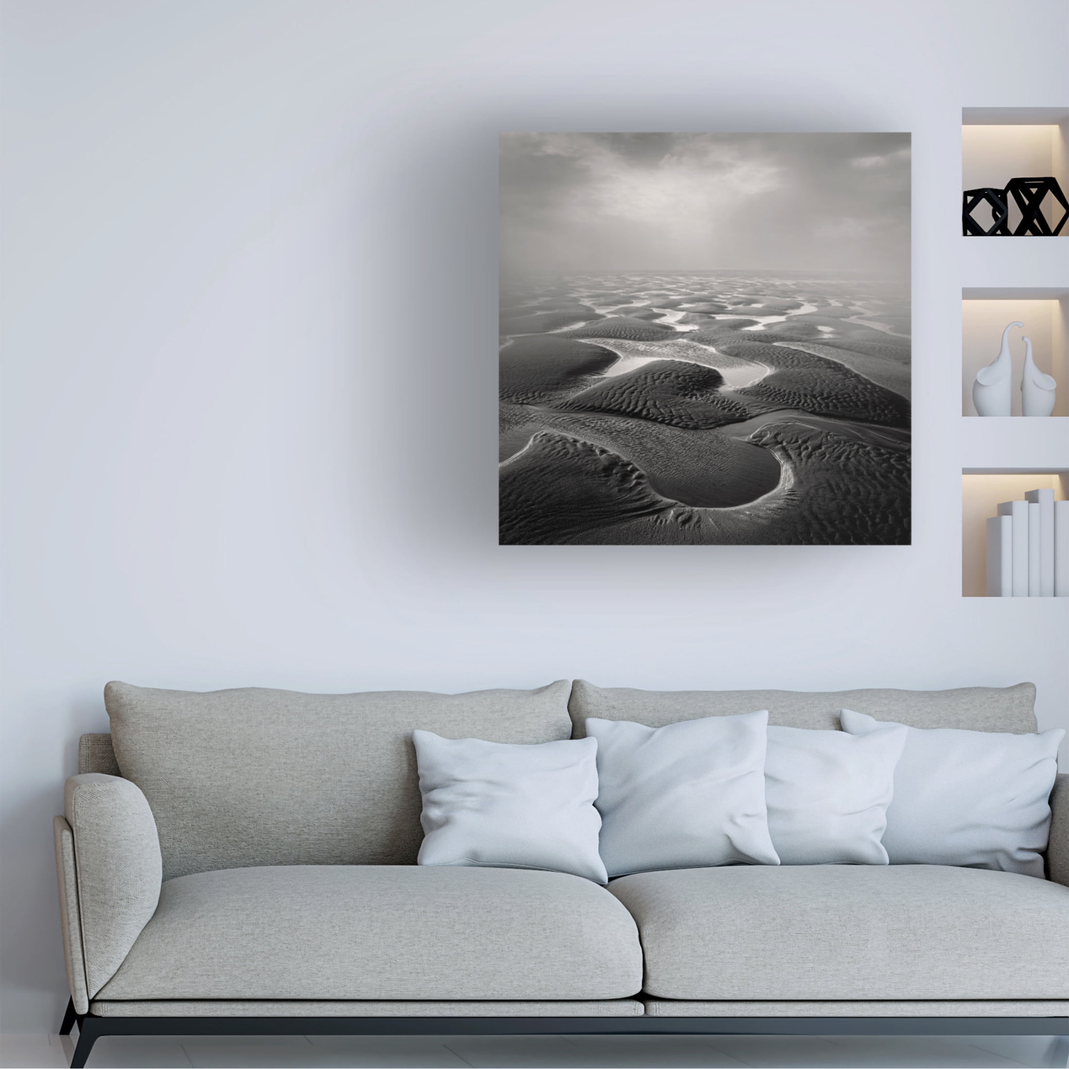 Trademark Fine Art Jean Luc BILLET  Sandwind Vent de Sable Canvas Wall Art