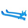 thumbnail image 4 of Equipo de Hockey sobre hielo, protectores de patines sobre hielo, hebilla ajustable, Universal, suave, 2 uds. Azul, 4 of 8