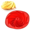 thumbnail image 3 of Silicone Fluted Cake Pans, Cups Tube Baking Pan, Silicone Molds for Homemade Cake, Bread and Jello, Non-Stick, Grey, 3 of 4