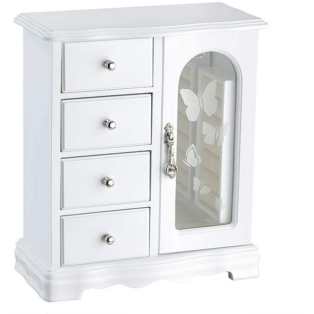 Large white cheap jewelry box