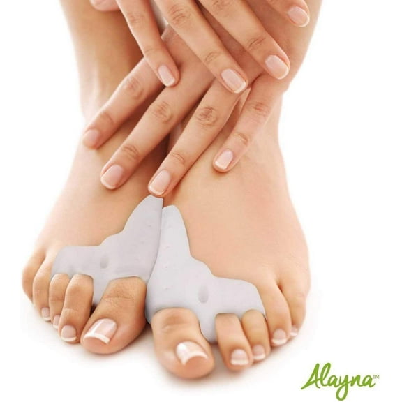 Bunion Relief Gel Toe Separators  Bunion Corrector and Hammer Toe Bunion Splint with Forefoot Cushion Pad  Toe Spacers and Toe Spreaders Bunion Pads