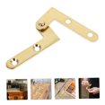thumbnail image 5 of CRAFTHROU 4Sets Hidden Door Hinges Copper Alloy for Furniture Smooth Noise Free Rotation, 5 of 5