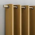 thumbnail image 3 of Sun Zero Oslo Extreme 100% Blackout Grommet Curtain Panel, 52"X95", Gold, 1-Piece Single Panel, 3 of 9