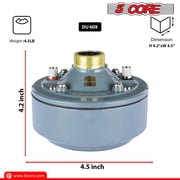 Compression Driver 600W Peak Aluminium Tweeter Diaphragm 16 Ohm Throat Twist Horn Speaker,DU 60W
