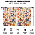 thumbnail image 2 of Blackout Kids Curtains,Pioneer Flower Floral Print Pattern Childrens Insulated Curtains Set Of 2,Bedroom Essentials,Toddler Room Decor 42"x54", 2 of 5