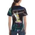 thumbnail image 4 of Kids 3D Graphic Tinker Bell T-Shirts, Novelty Shirts Crewneck Short Sleeve Tees for Youth Boys Girls, 4 of 8
