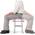 thumbnail image 3 of Medline Padded Swiveling Bath Stool G2-300KRPX1 White, 3 of 6