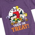 thumbnail image 3 of Peanuts - Trick Or Treat Moonlight - Toddler And Youth Girls Short Sleeve Graphic T-Shirt, 3 of 6