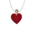 thumbnail image 2 of Delight Jewelry Acrylic 1" Maroon Heart Mia Monkey Charm Necklace, 2 of 4
