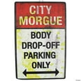 thumbnail image 3 of Morris Costumes Body Drop Off Parking' Sign, 3 of 3