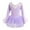 Purple, variant on YWOAGH Girls Dance Performance Outfits Short Sleeve Set for Ballet Jazz Tap and Chinese Dance Practice Dresses for Girls Wear for Toddler Kids and Teens Black 18-24 Months