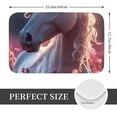 thumbnail image 2 of Kdxio Flower White Horse,16" x 24", Non-Slip Front Door Mats,Outdoor Welcome Mat Washable, 2 of 9