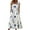 Navy, variant on Women's Printed Sleeveless Summer Midi Dress with Pockets 95% Polyester 5% Spandex Lightweight Flowy Silhouette