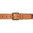 thumbnail image 4 of Cinturón de vestir con incrustaciones de cinta tejida de Tommy Hilfiger para hombre, color canela, 4 of 6