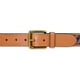 thumbnail image 4 of Cinturón de vestir con incrustaciones de cinta tejida de Tommy Hilfiger para hombre, color canela, 4 of 6