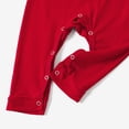 thumbnail image 4 of Conjunto de pijamas familiares navideños informales de poliéster opaco y licra a juego, 4 of 5