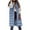 Light Blue, variant on UQJfacai Long Puffer Vest Women Sleeveless Hooded Winter Coats Warm Quilted Vests Button Down Puffy Jacket Fall Casual Outerwear