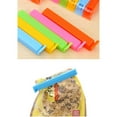 thumbnail image 3 of Plastic Sealing Clips for Food and Snack Bag, 1 PCS Bag Clips Fresh-Keeping clamp Sealer in Assorted Colors, 4.33Inches, 3 of 7