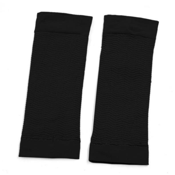 Pair Black Slimming Arm Shaper Compression Arm Sleeve Shapewear for
