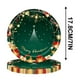 thumbnail image 5 of Juego de Vajilla Desechable de 32 Piezas para Banquetes, Ideal para Fiestas Navideñas En Rojo y Verde | Diseño de Copos de Nieve | Platos, Vasos y Servilletas de Papel | Tamaño 7 Pulgadas, 5 of 6
