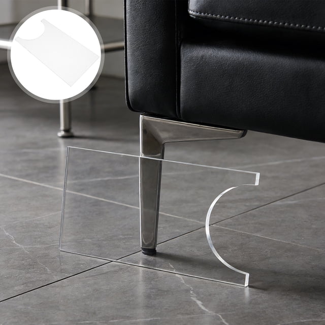 BESTYASH 2Ud Tope De Pared Para Sofá Y Material Acrílico Transparente De Alta Calidad