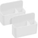 thumbnail image 1 of 2 Piezas de Caja de Almacenamiento Magnética, Portalápices Magnético, Portalápices de Pizarra Magnética con Compartimento para Refrigerador, Pizarra Blanca, Gabinete de Almacenamiento (Blanco), 1 of 5
