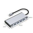thumbnail image 3 of HOZVOMI 11-in-1 USB-C Docking Station with 4K HDMI, VGA, 4 USB 3.0 Ports, 100W PD, Ethernet, and TF Card Reader, 3 of 9