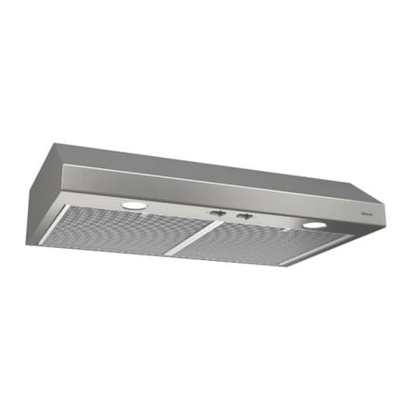 Broan Glacier 42 in. Convertible Range Hood in Stainless Steel (Silver)