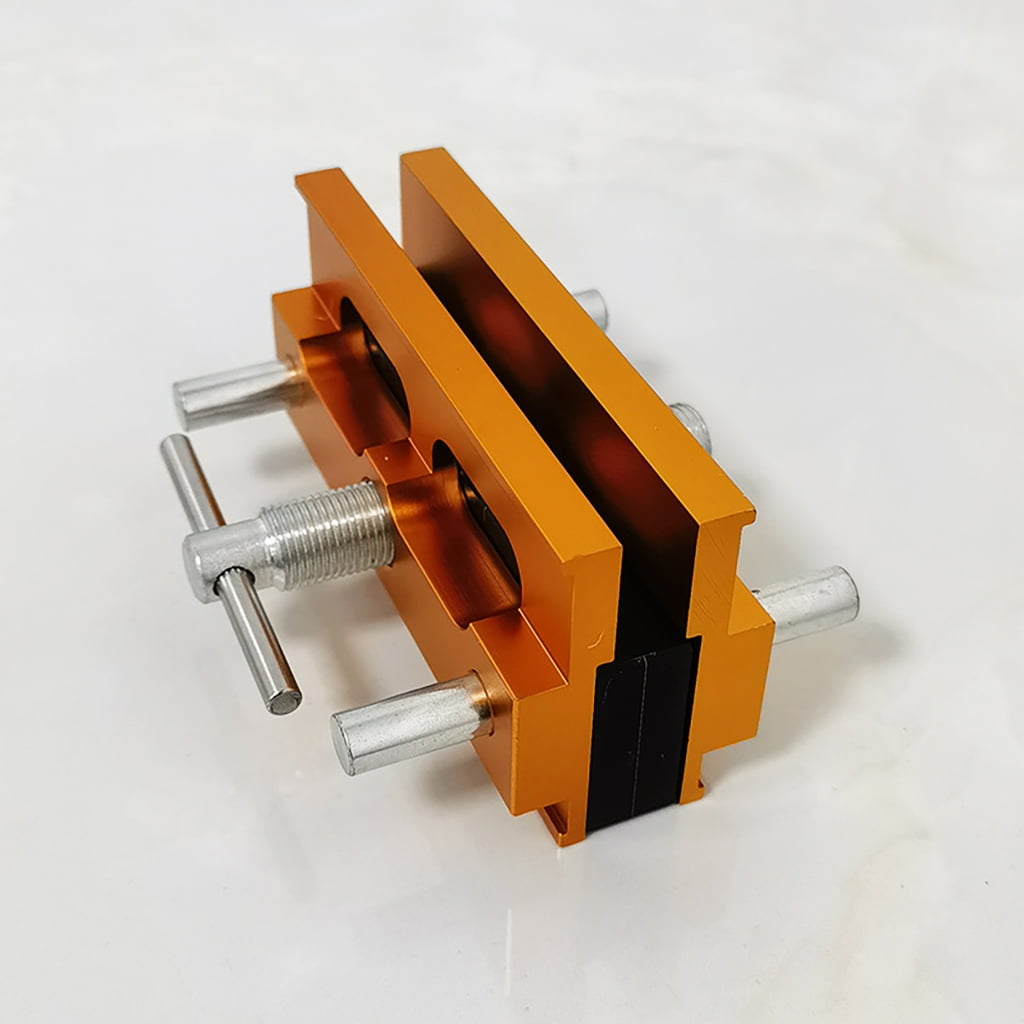 Centering Doweling Jig Kits Adjustable Width Dowel Jig Kits for Straight Hole Joiner Set 6 Bushings 3 Size Drill Bits