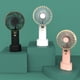 thumbnail image 2 of Cateissary Ventilador de mano Portátil Ajustable Escritorio Refrigeración Digital Sin escobillas Silencioso Inalámbrico Interior Deportes al Electrodomésticos Rosado, 2 of 6