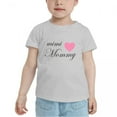 thumbnail image 2 of Mini Mommy Funny Toddler T-Shirts for Boys Girls (Gray, 2T), 2 of 5